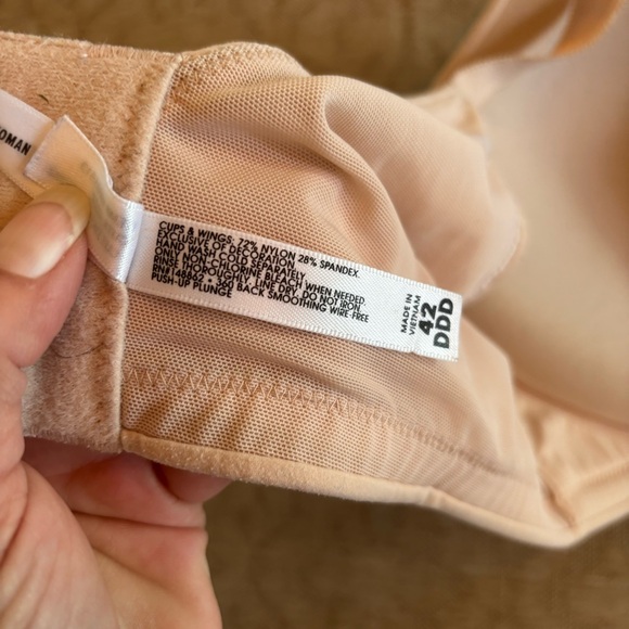 Torrid Curve Bra full coverage underwire beige SZ 42DDD.WORN ONCE - Picture 7 of 11